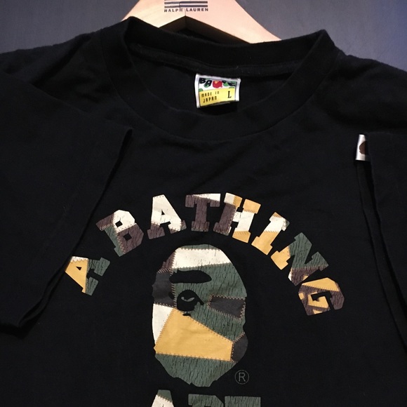 BAPE T-Shirt ‘Green/Black’ - Picture 2 of 5